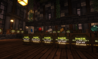 A collection of shops at IvarEXE's pwarp